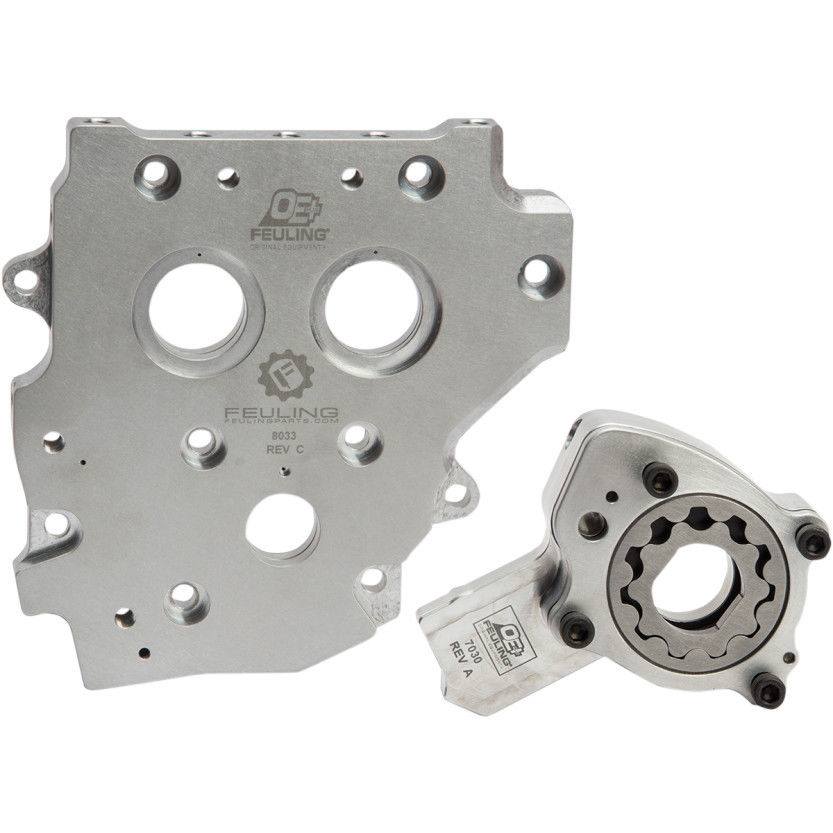 FEULING OE+ CAM PLATE OIL PUMP KIT HARLEY '07 UP TWIN CAM GEAR & CHAIN
