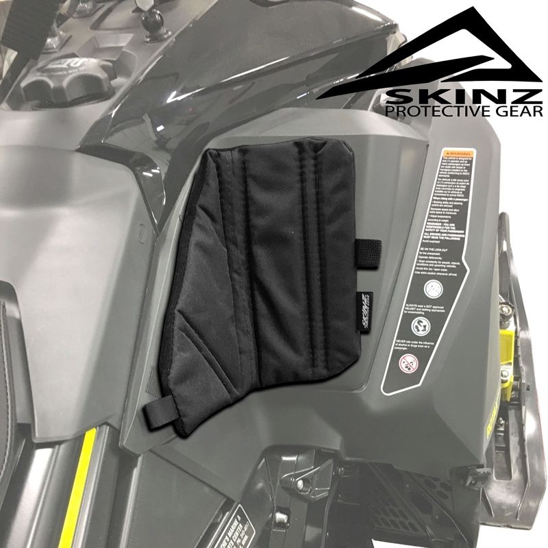 Skinz ProSeries Black Console Knee Pads 20172019 SkiDoo 850 MXZ