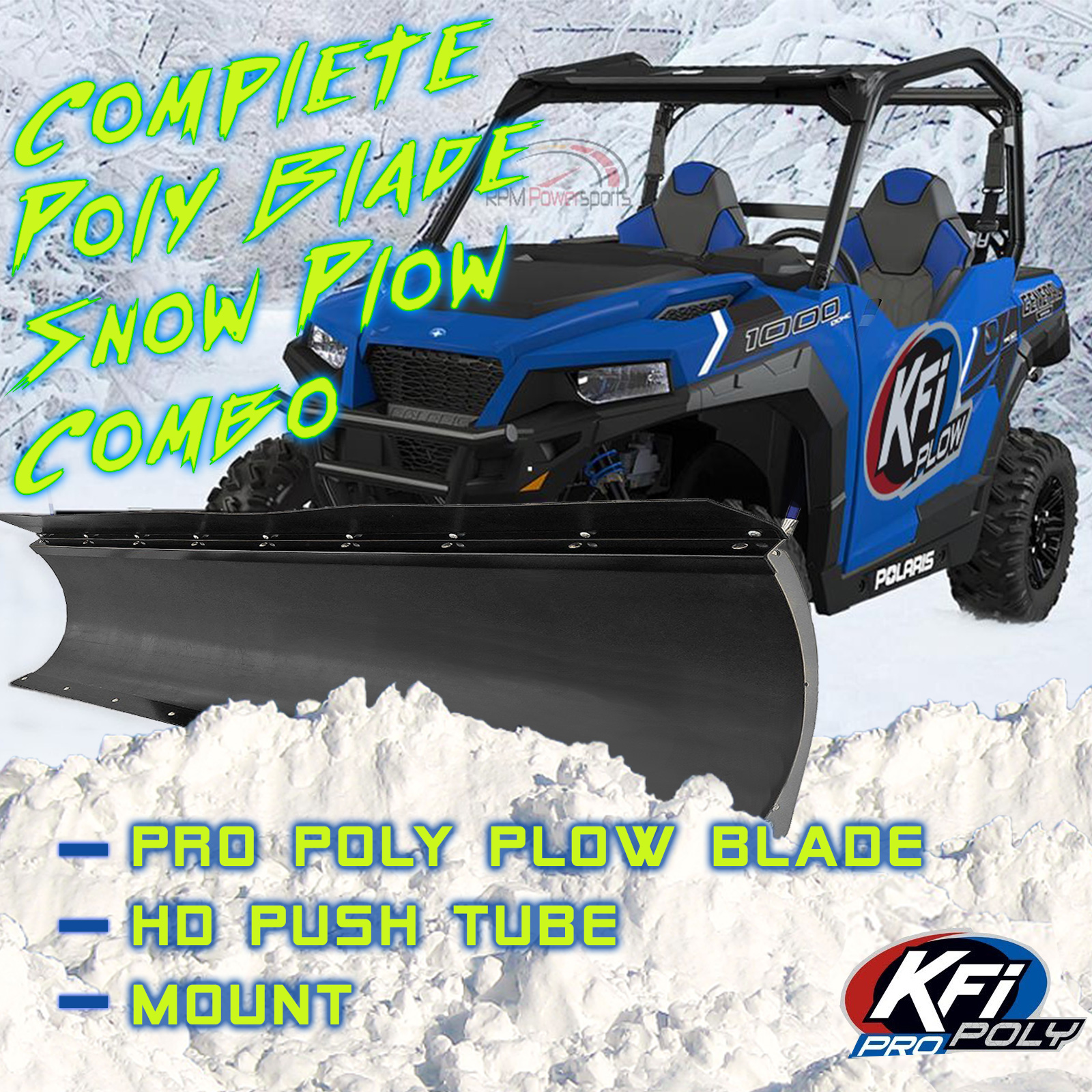 KFI Products 105455 Multi Utv Plow Mount Kit 