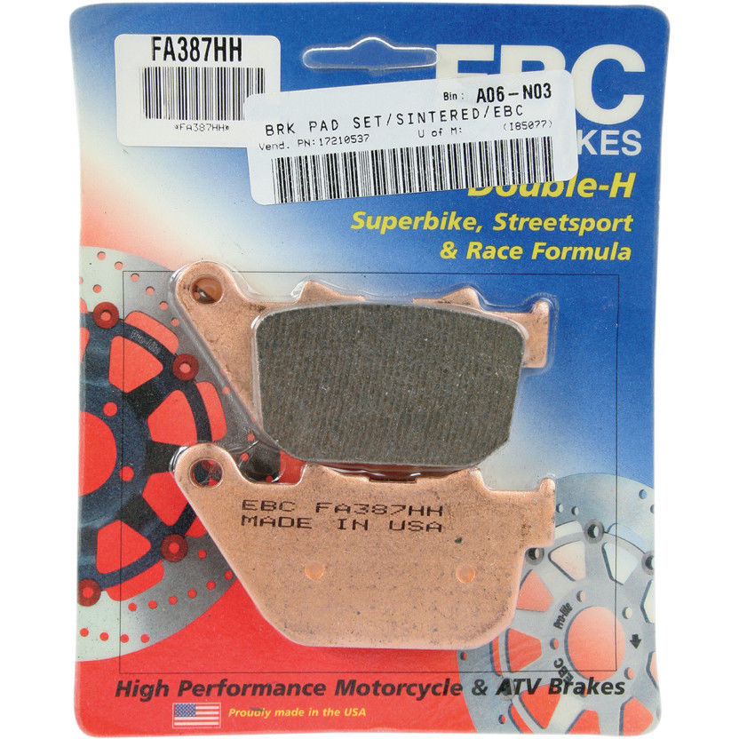 EBC 4283604 FA387HH Double H Sintered Rear Brake Pads Harley Sportster