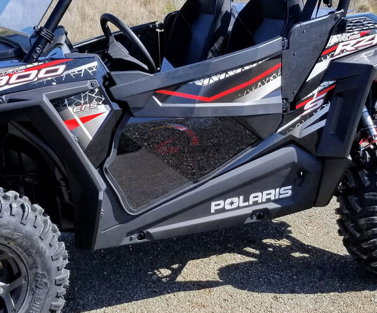 Details About Spike Lower Bottom Tinted Door Inserts Polaris Rzr 900 S 2015 Xp 1000 2013 18