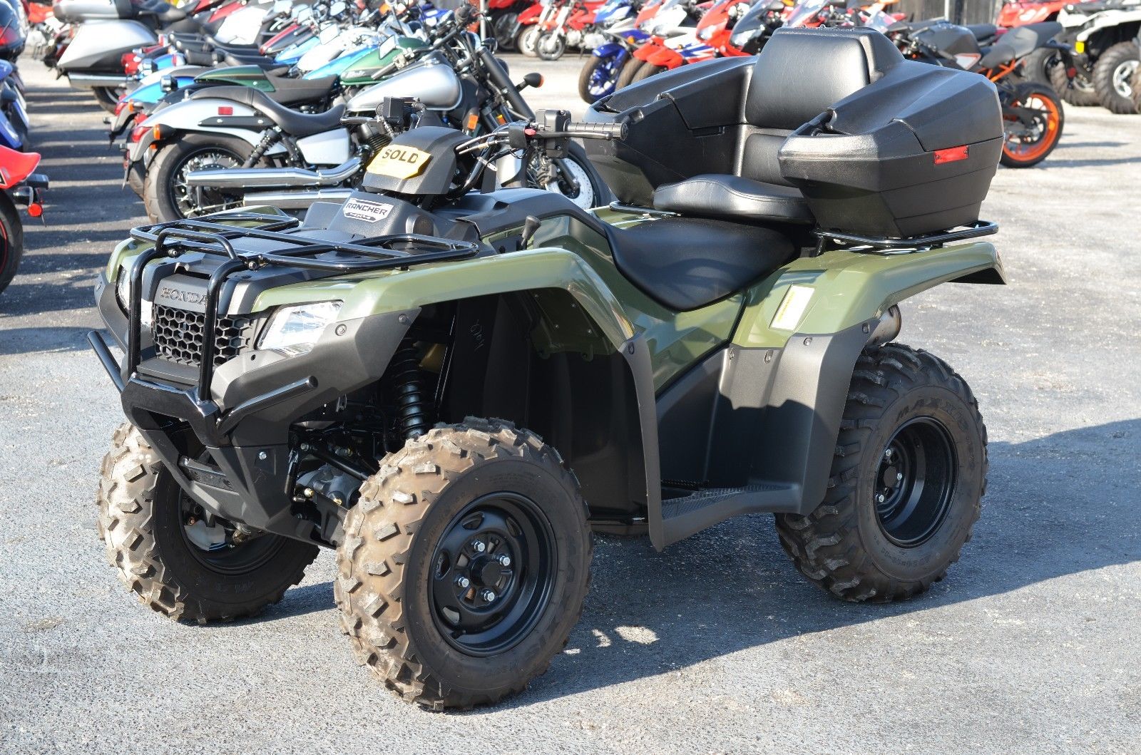 Quadboss Rest /& Store Rear Trunk ATV Cargo Storage Box Seat Black UNIVERSAL