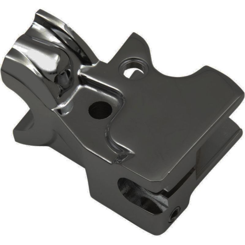 Drag Specialties Matte Black Clutch Lever Bracket For Harley XL 883