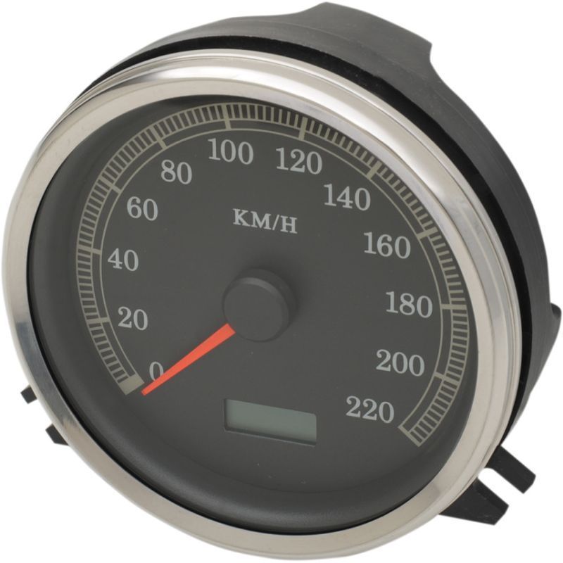 Drag Specialties Electronic Speedometer Km/h For Harley FXST-FLST-FLHR