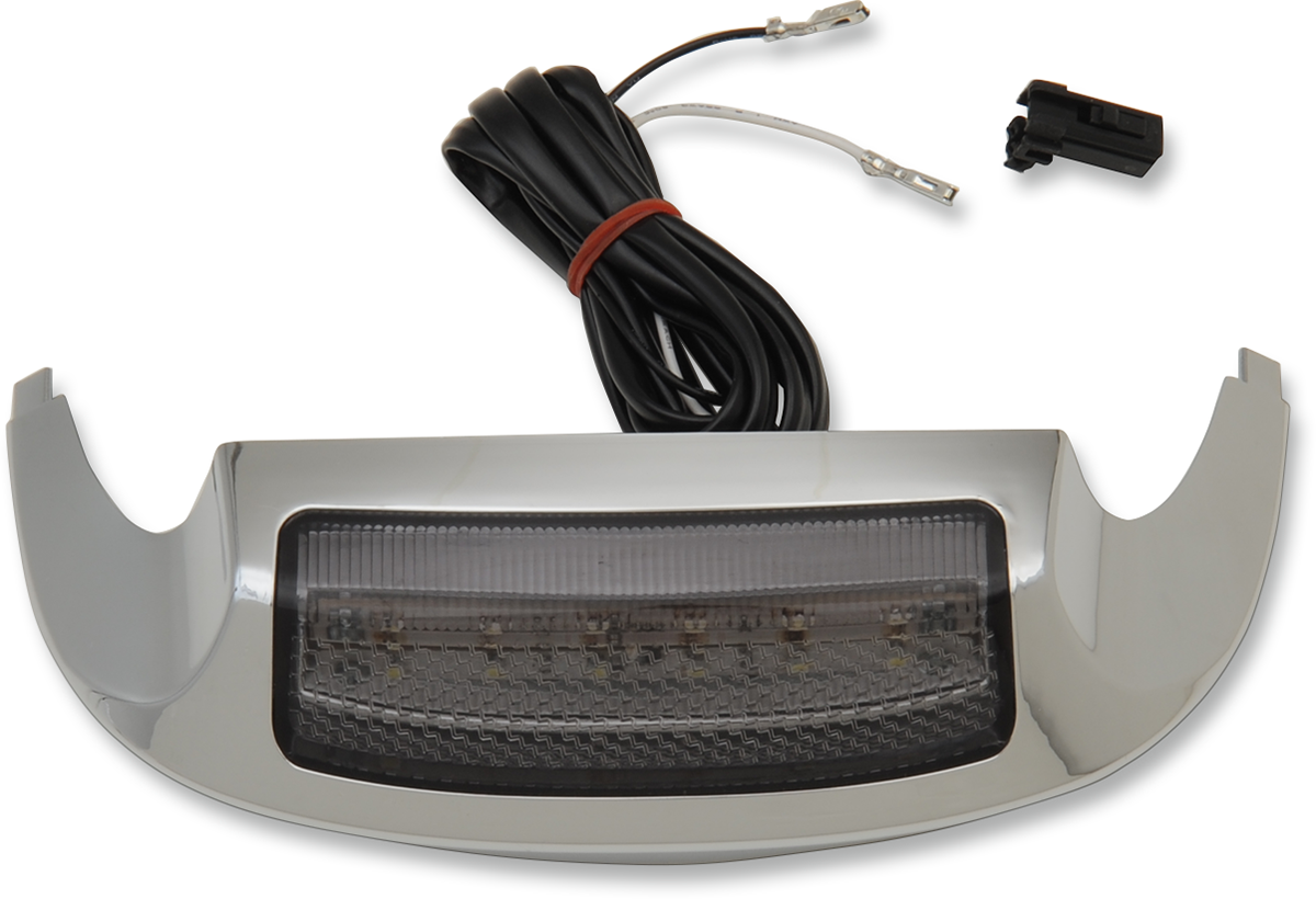 Drag Specialties LED Chrome Front Fender Tip Light 1417 Harley