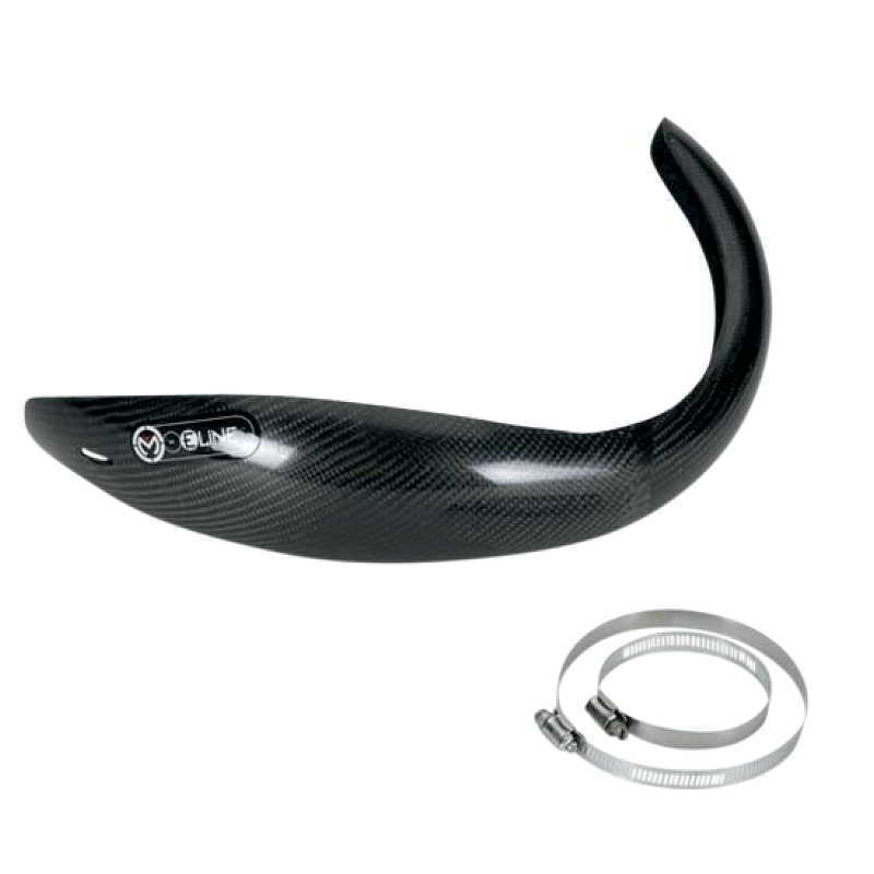 Moose Carbon Fiber FMF Exhaust Pipe Guard by Eline Honda KTM Suzuki