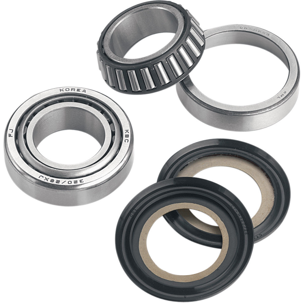 Moose Racing Tapered Steering Head Bearing Kit Honda Motorcycle 0410