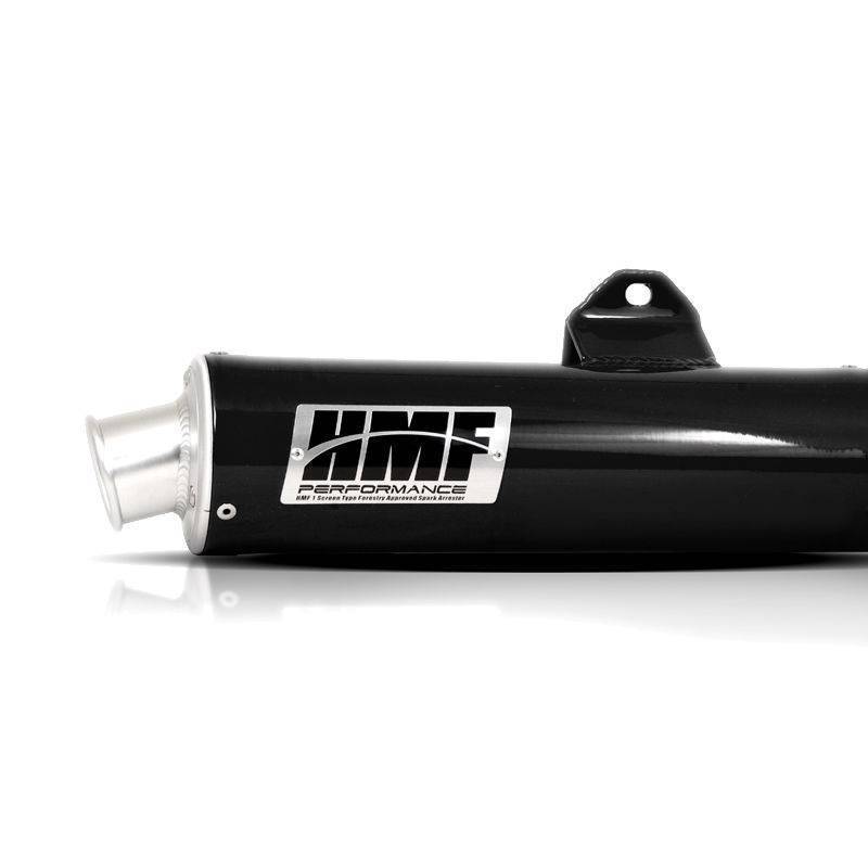 HMF Performance Honda Foreman 500 Black Slip On Exhaust Muffler Pipe