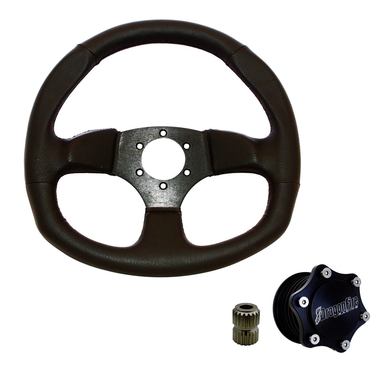 Dragonfire Racing Quick Release VINYL D Steering Wheel Kit RZR 900 S XC
