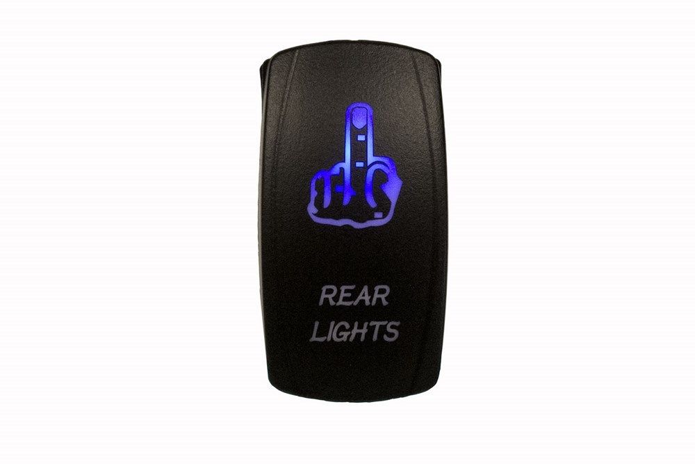Dragonfire Racing 04-0066 - Laser Etched UTV Switch - Finger Rear Light