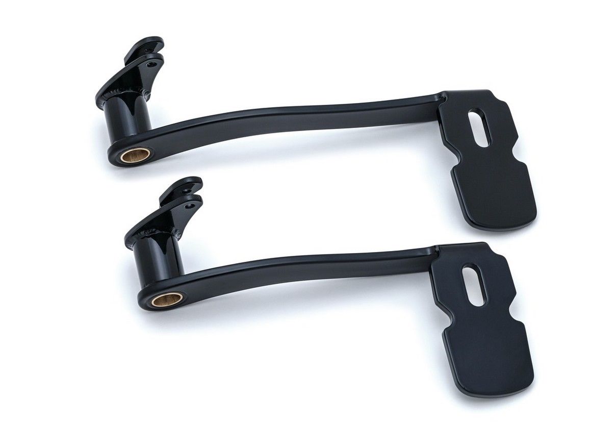 KURYAKYN BLACK EXTENDED BRAKE PEDAL FOR 2014-2018 HARLEY TOURING AND ...