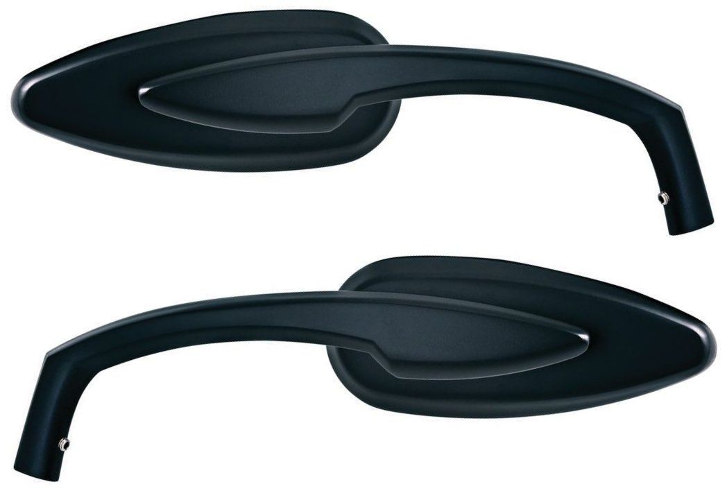 Kuryakyn Black Tear Drop Mirrors Set For Harley Davidson Motorcycles eBay