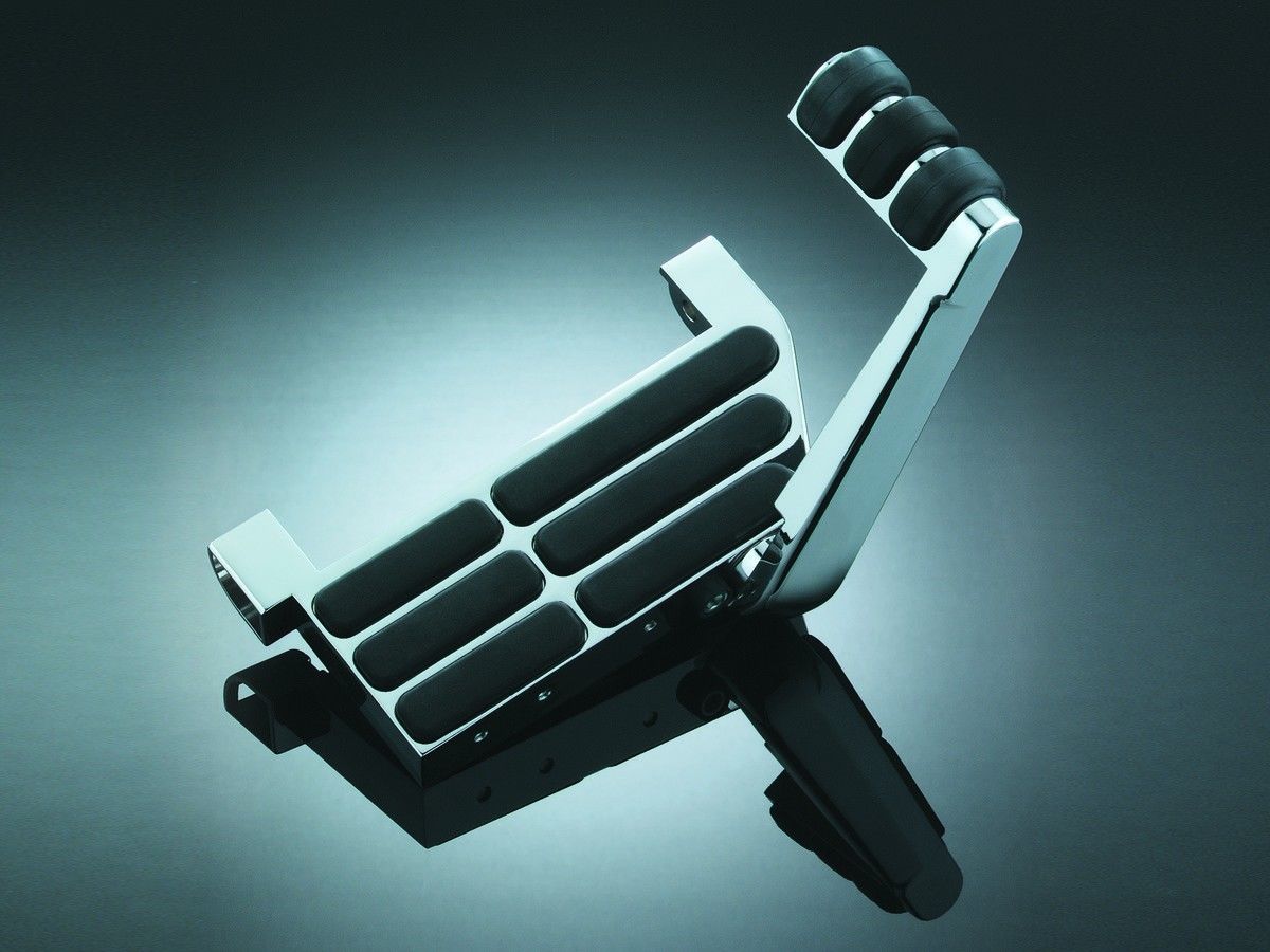 Kuryakyn Passenger Chrome Rubber Transformer Floorboards Honda Goldwing