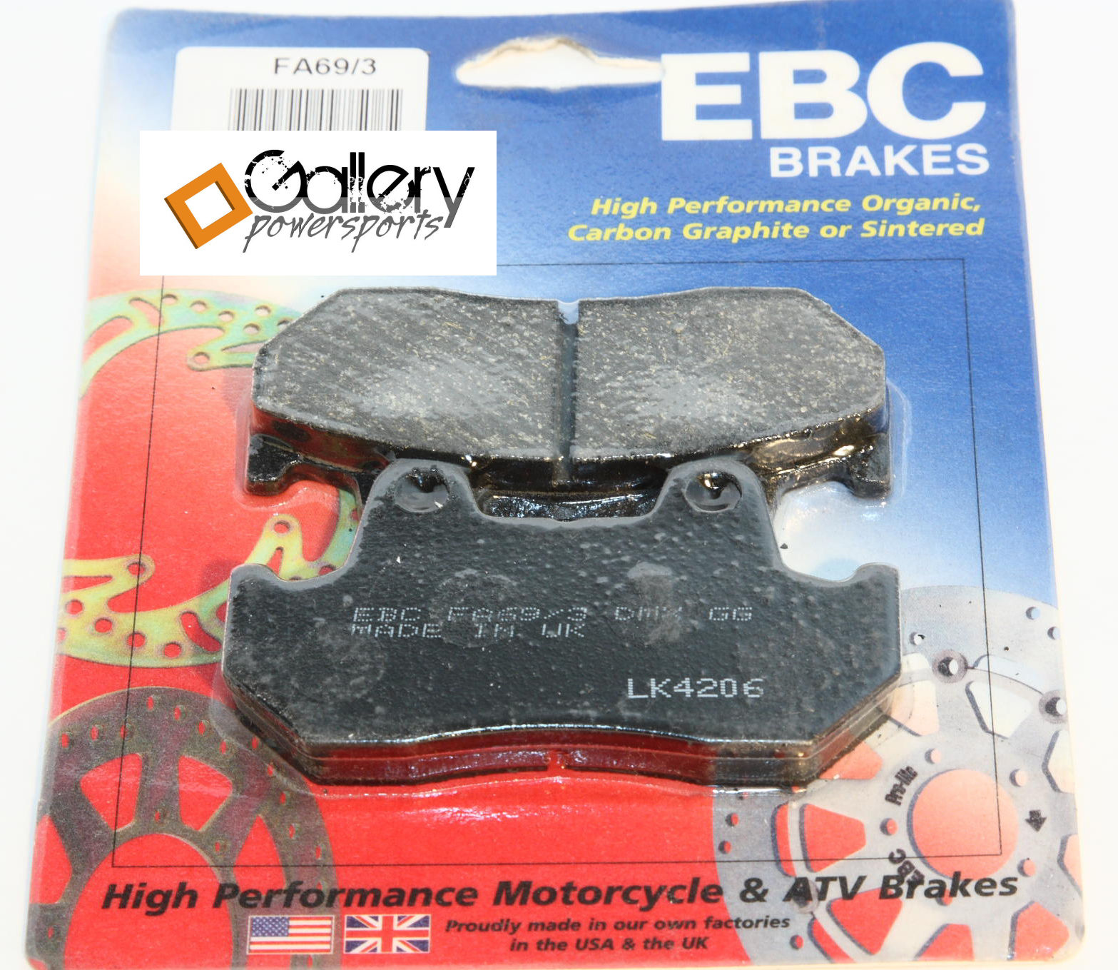 Honda GL1500 Goldwing 1988-2000 EBC Brake Pads REAR | eBay