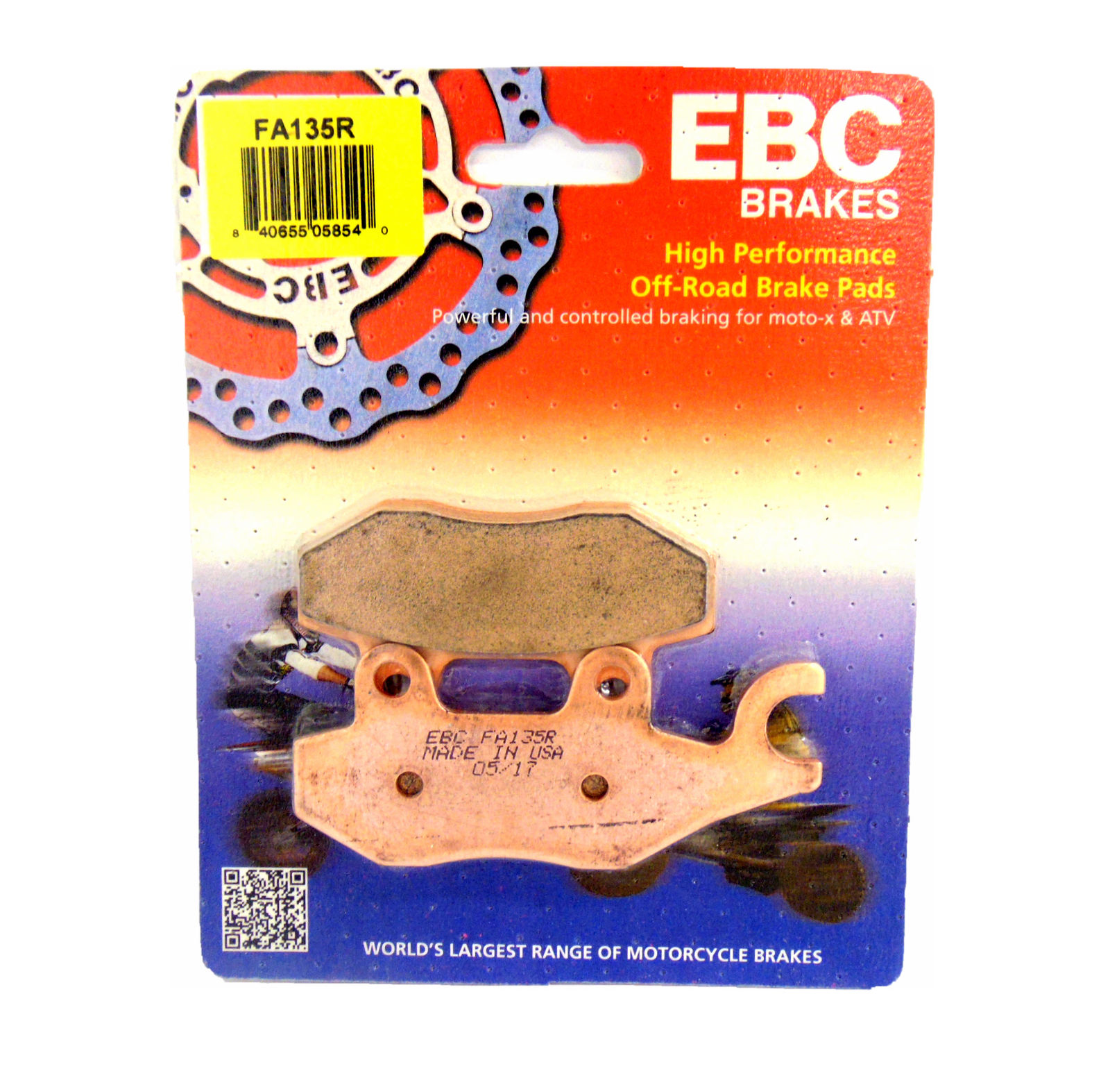 EBC Brake Pads Front Rear Bennche 2013-2016 Bighorn 400 500 700 700X ...