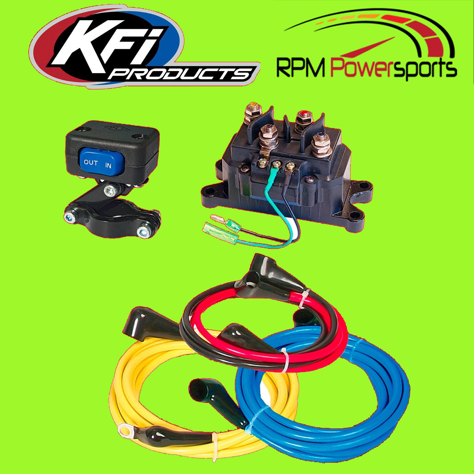 KFI ATV-WK ATV Universal 12V Winch Wiring Kit | eBay