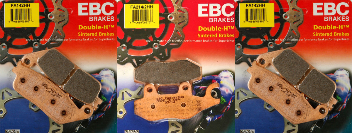 Ebc Hh Front And Rear Brake Pads Set 2016 2017 Triumph T120 Bonneville Ebay