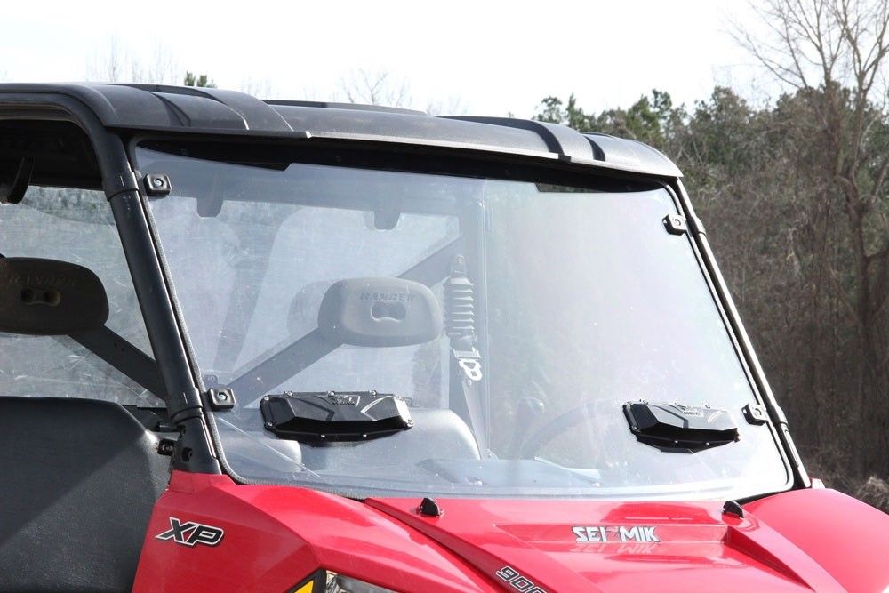 Seizmik Hard Poly Full Vented Windshield Polaris Ranger 900/1000/Diesel