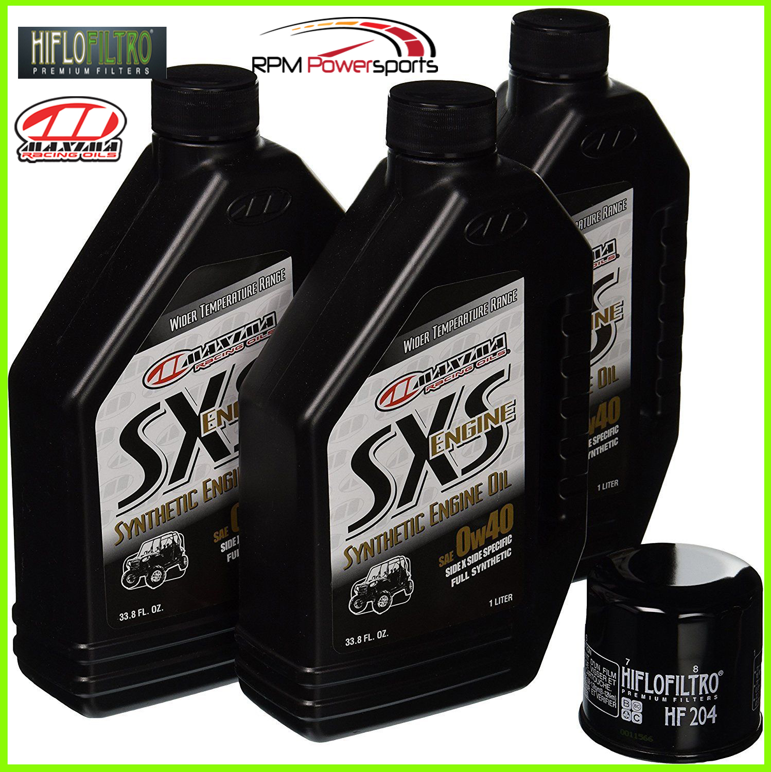 SXS Full Synthetic Side x Side Engine Oil Change Kit for Yamaha Rhino