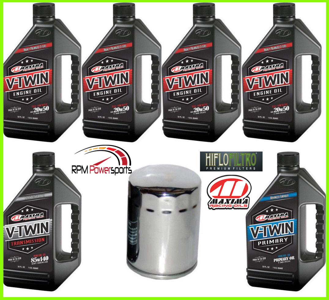 HARLEY DAVIDSON V-Twin Cam MAXIMA SYNTHETIC Oil Change Kit Road King 2000-2015