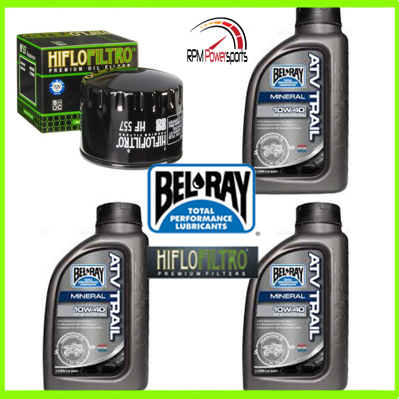 Complete Engine Oil Change Kit for ATV BOMBARDIER 500 Traxter XL 5