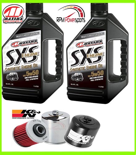 POLARIS RANGER 570 Mid Size 2015–2017 MAXIMA SYNTHETIC OIL & OIL FILTER KIT
