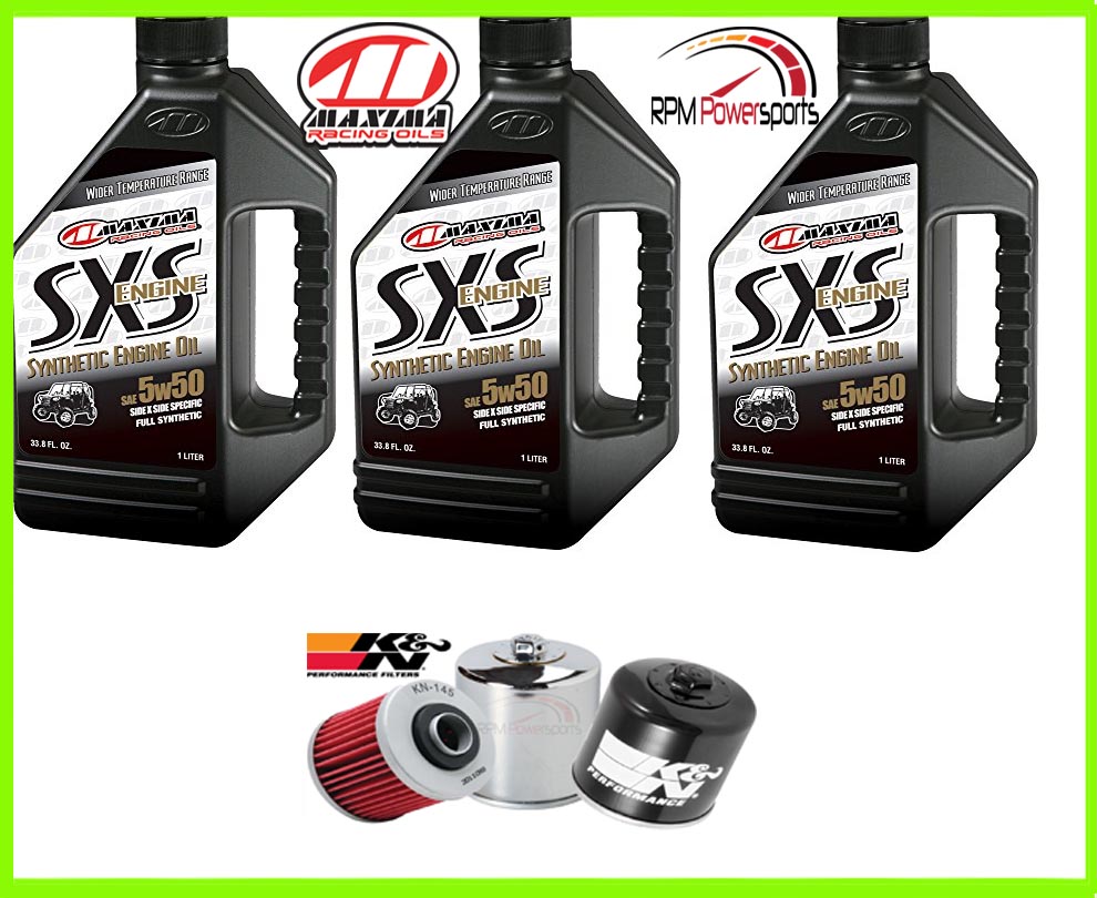 POLARIS GENERAL 1000 EPS 20162021 MAXIMA SYNTHETIC OIL AND OIL FILTER KIT eBay