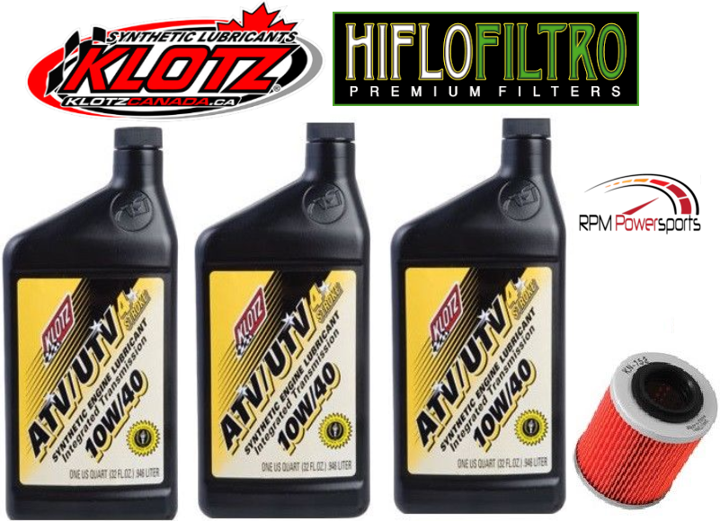 Klotz & HiFlo Oil Change Kit