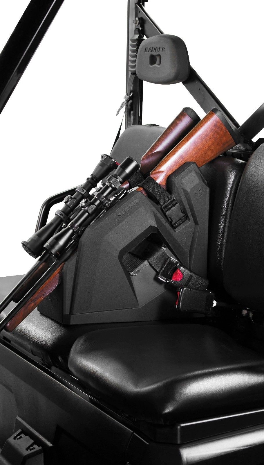 Seizmik ICOS UTV SXS Universal Seat Gun Rifle Holder Ranger Mule