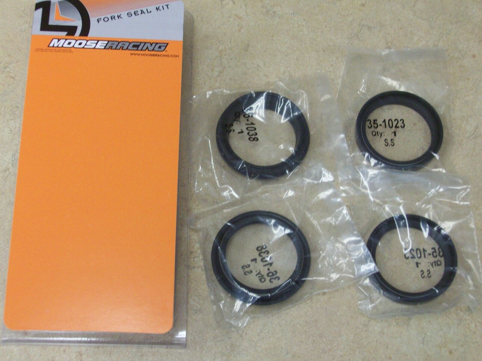 MOOSE RACING FORK + DUST SEALS KIT 2001 KTM MXC 520 520MXC 2000 2001