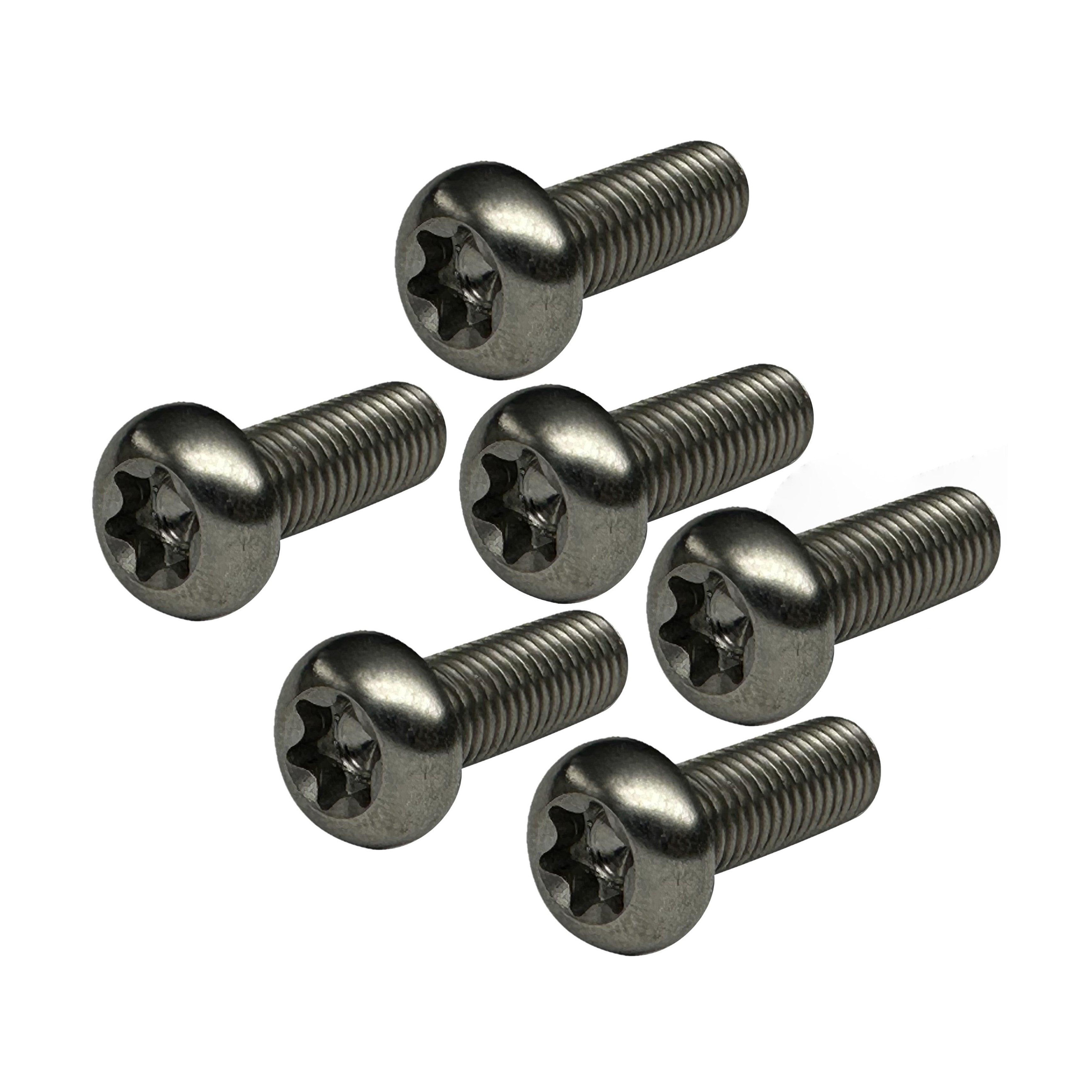 RPM Ski-Doo & X3 Titanium Governor Cup Bolt Set, Screw Button (QTY 6) M8X25MM OEM #250000757