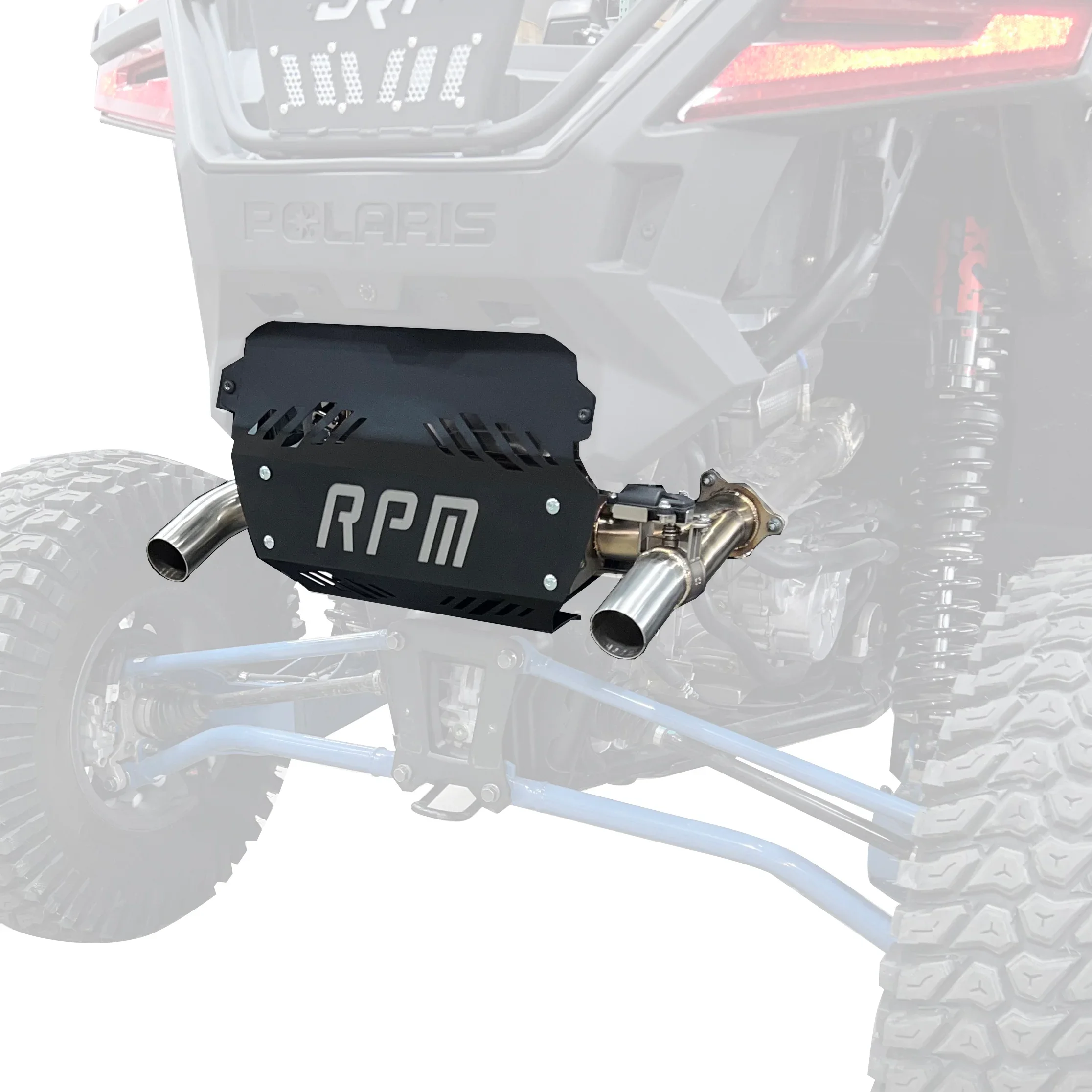  RPM RZR PRO XP & Turbo R/Pro S E-Valve Muffler - Dual Tip Captains Choice Exhaust - 2020-2026 PRO XP & TURBO R