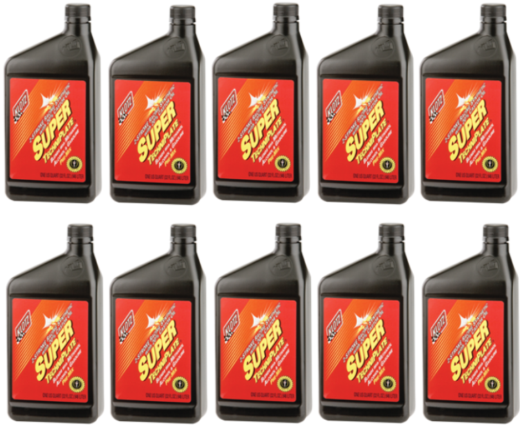1 case of KLOTZ KL-100 Super Techniplate 2-Cycle Racing Oil - Quarts - Qty (10)