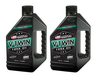 Quantity 2 of MAXIMA V-TWIN TYPE E FORK OIL 10WT 32OZ 50-02901