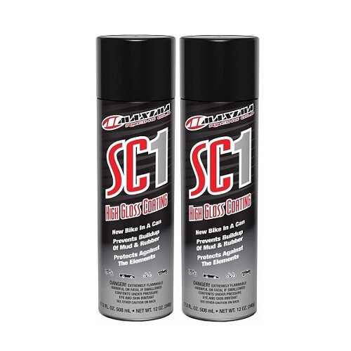 Maxima Racing Oils® 78920 - 12oz SC1 Clear Coat Silicone Spray 2pk
