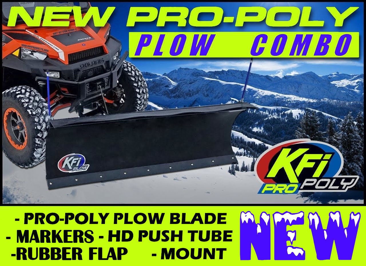 Kfi Utv 72 Poly Snow Plow Kit W 2 Receiver Yamaha Viking 700 Vi 2014